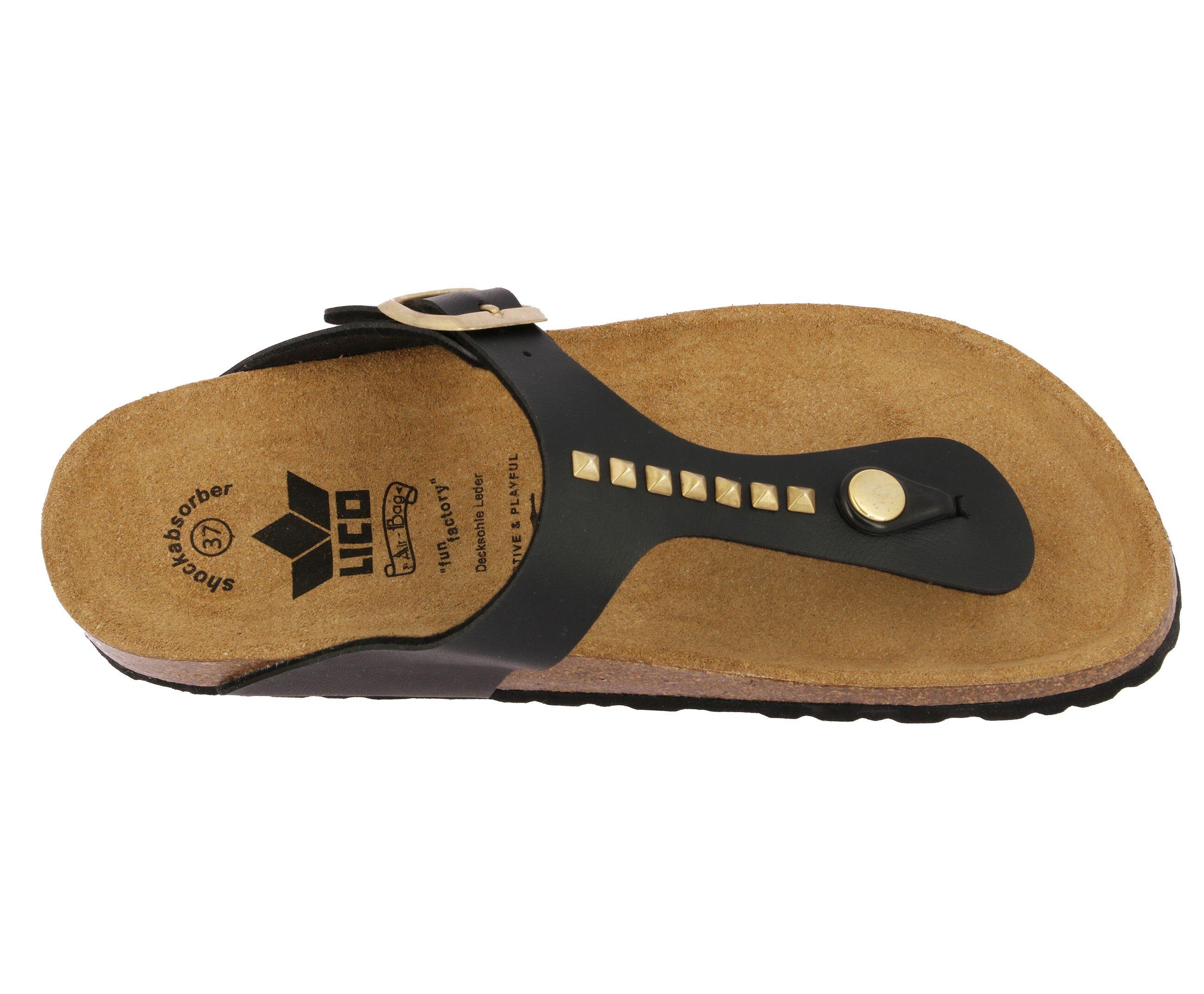 LICO Bioline Goldstar mule à bride d'orteil avec boucle 5/6