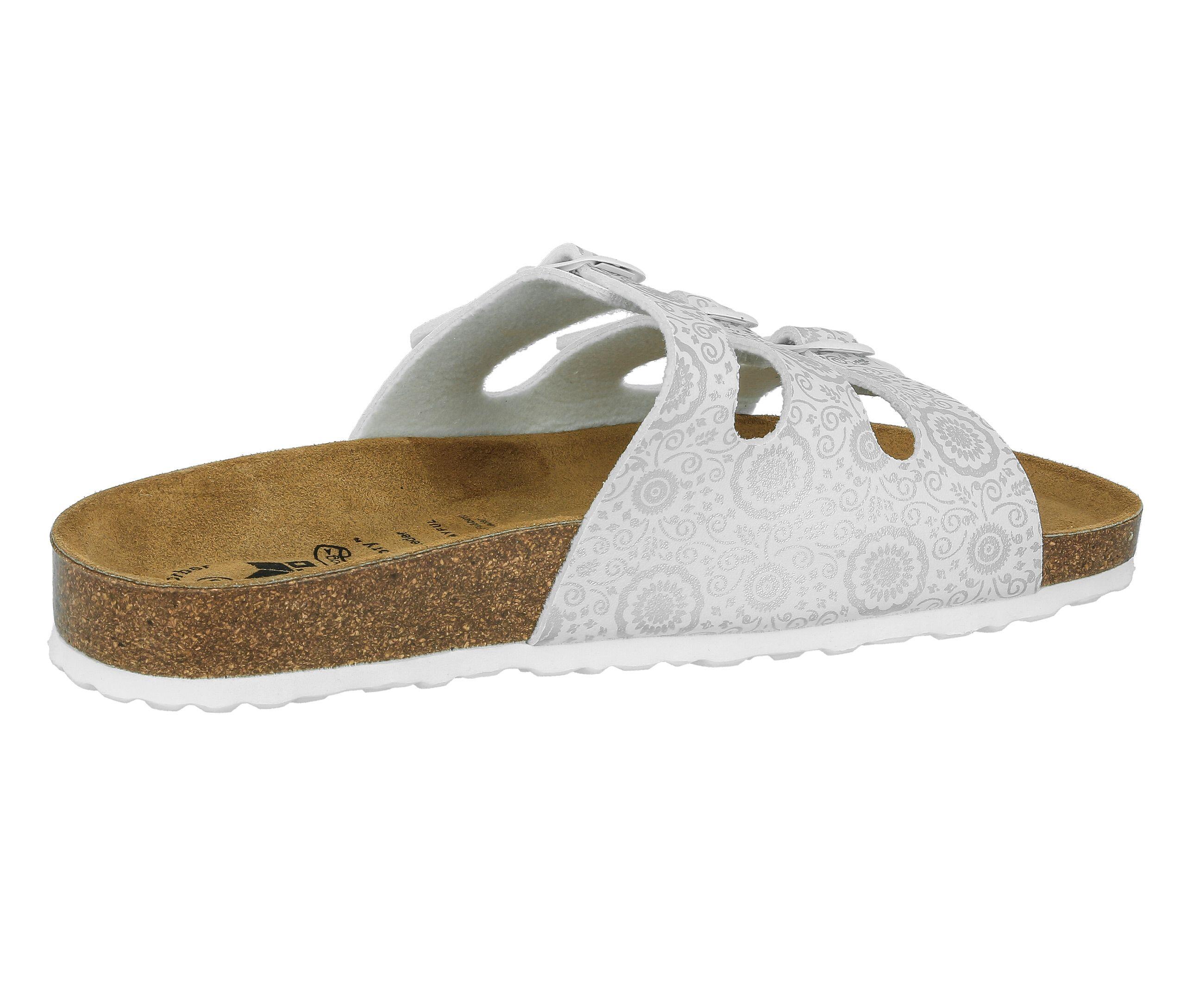 LICO Bioline Flower mulo donna con sottopiede in pelle 4/6