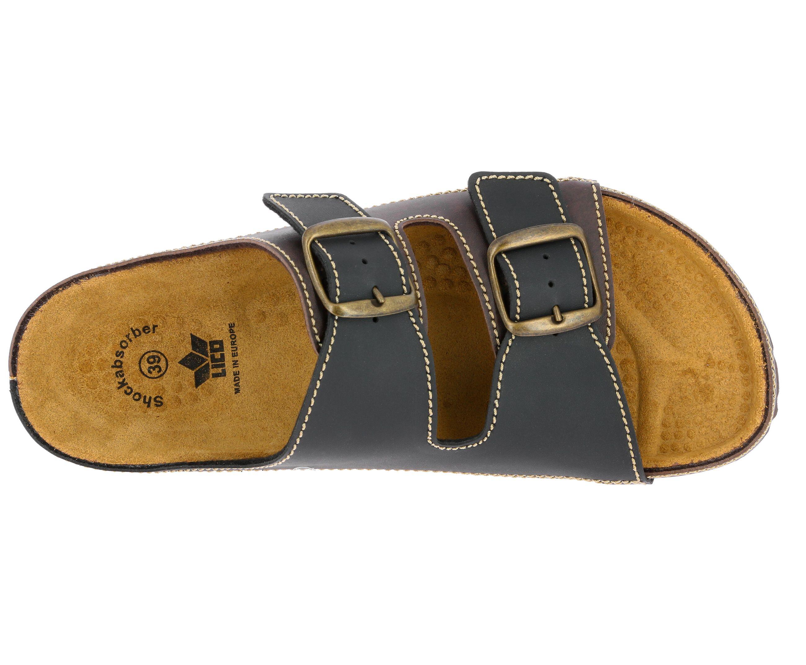 LICO Natural Man mule homme avec boucles réglables 5/6