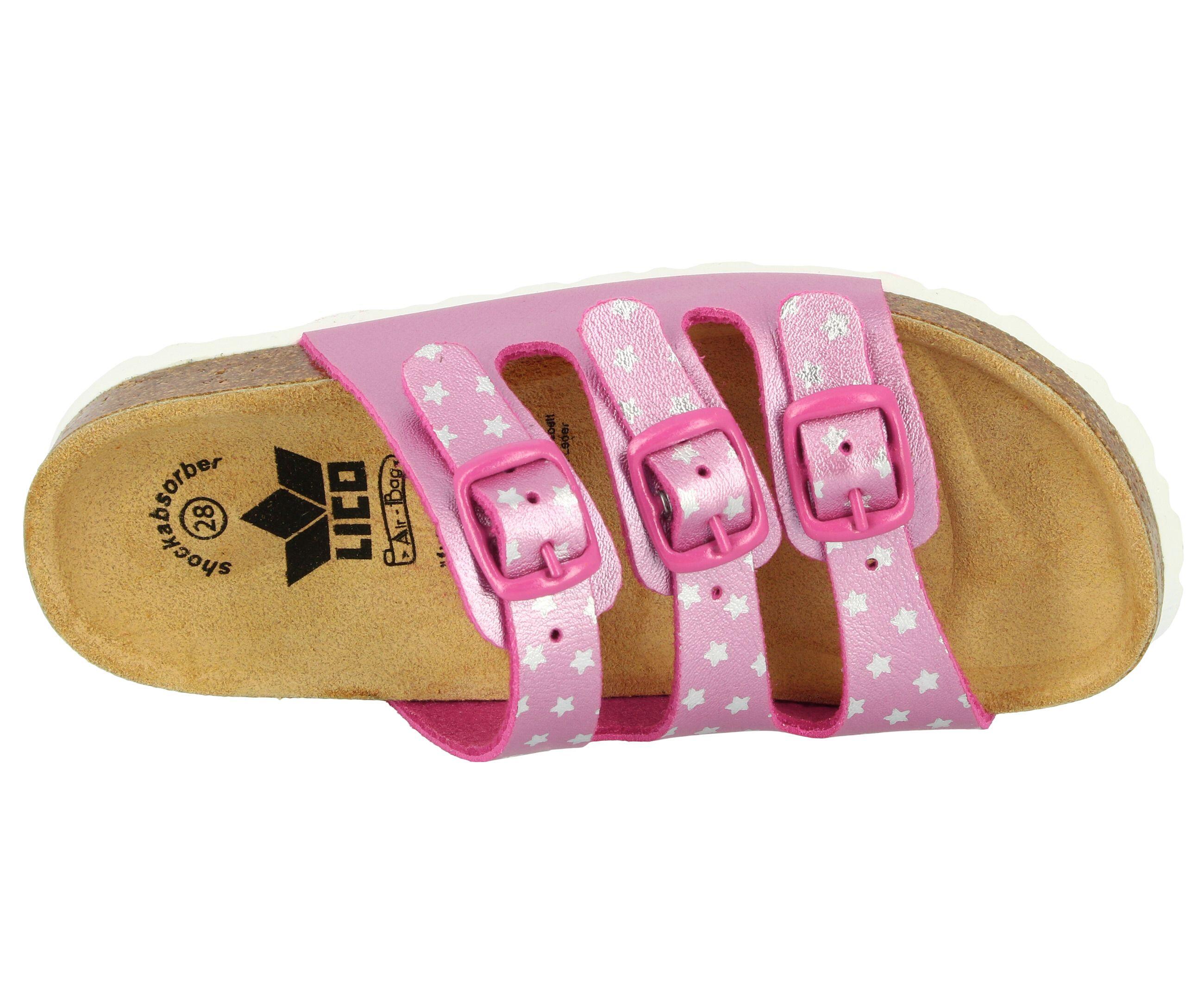 LICO Bioline Star mules enfant, semelle en cuir 5/6