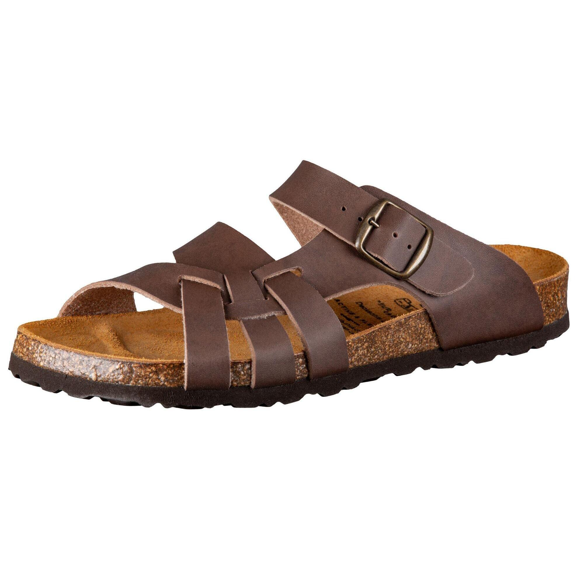 Lico - Mule Boucles Femmes Lico Bioline Flora - Sandales - Marron - Decathlon