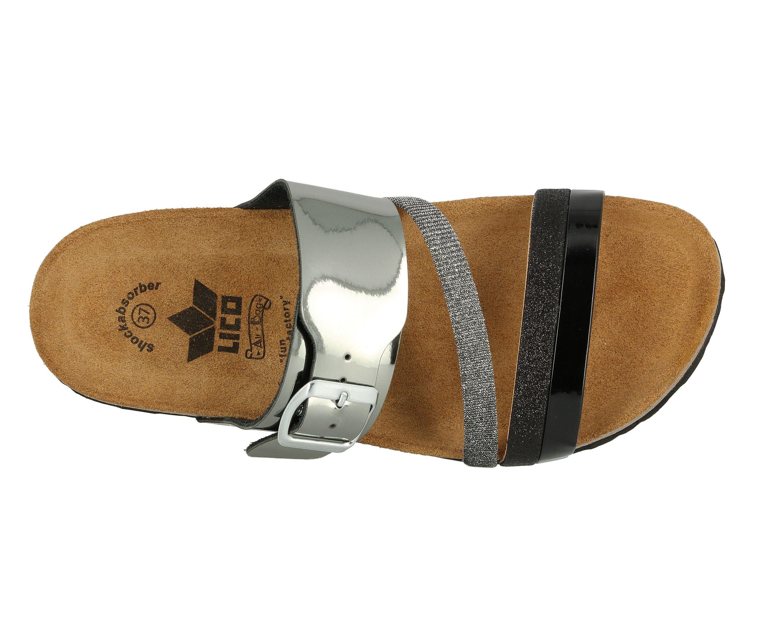 Pantolette Damen Schnallen LICO Bioline fashion 5/6