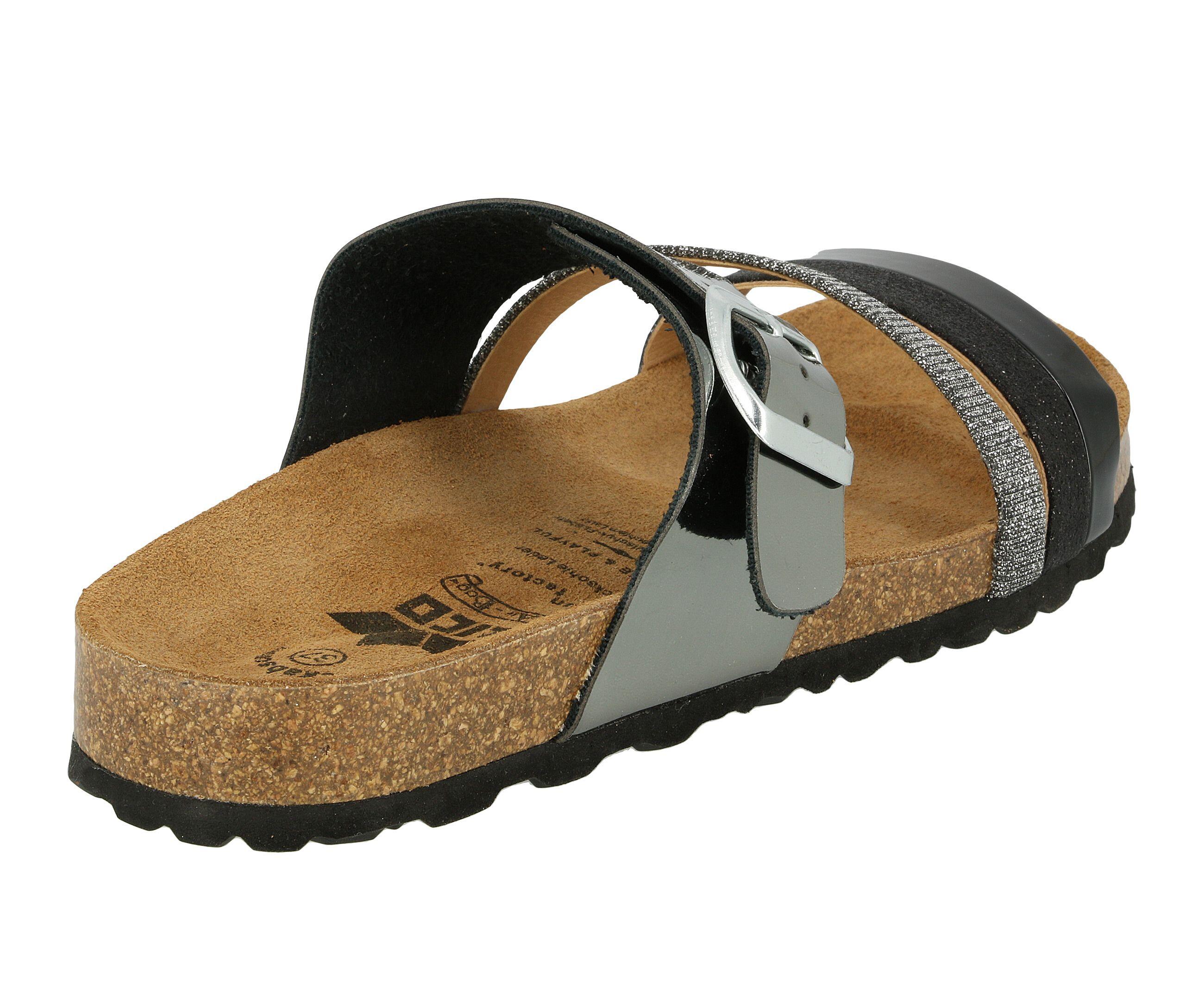 Pantolette Damen Schnallen LICO Bioline fashion 4/6