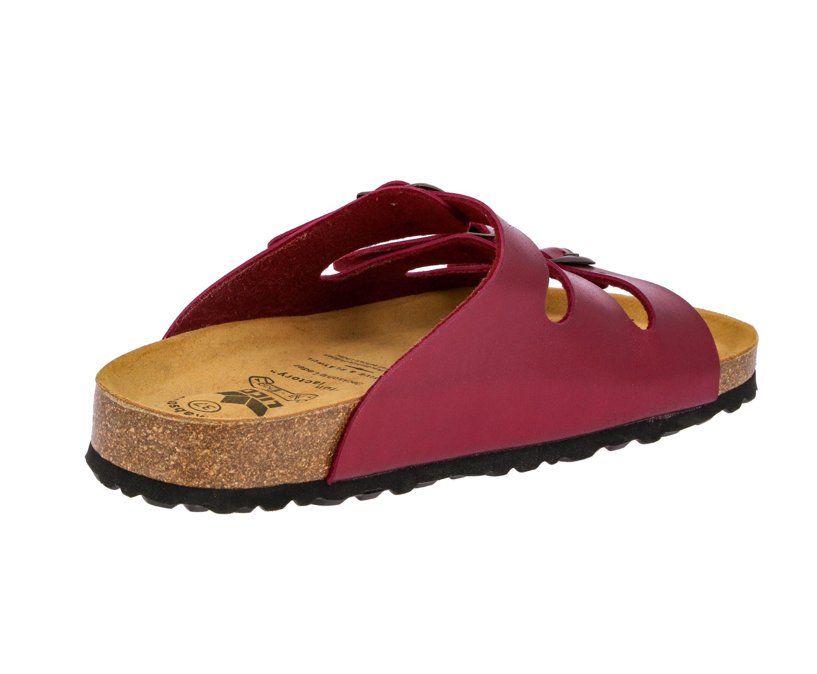 Pantolette Damen Schnallen LICO Bioline Lady Soft 4/6