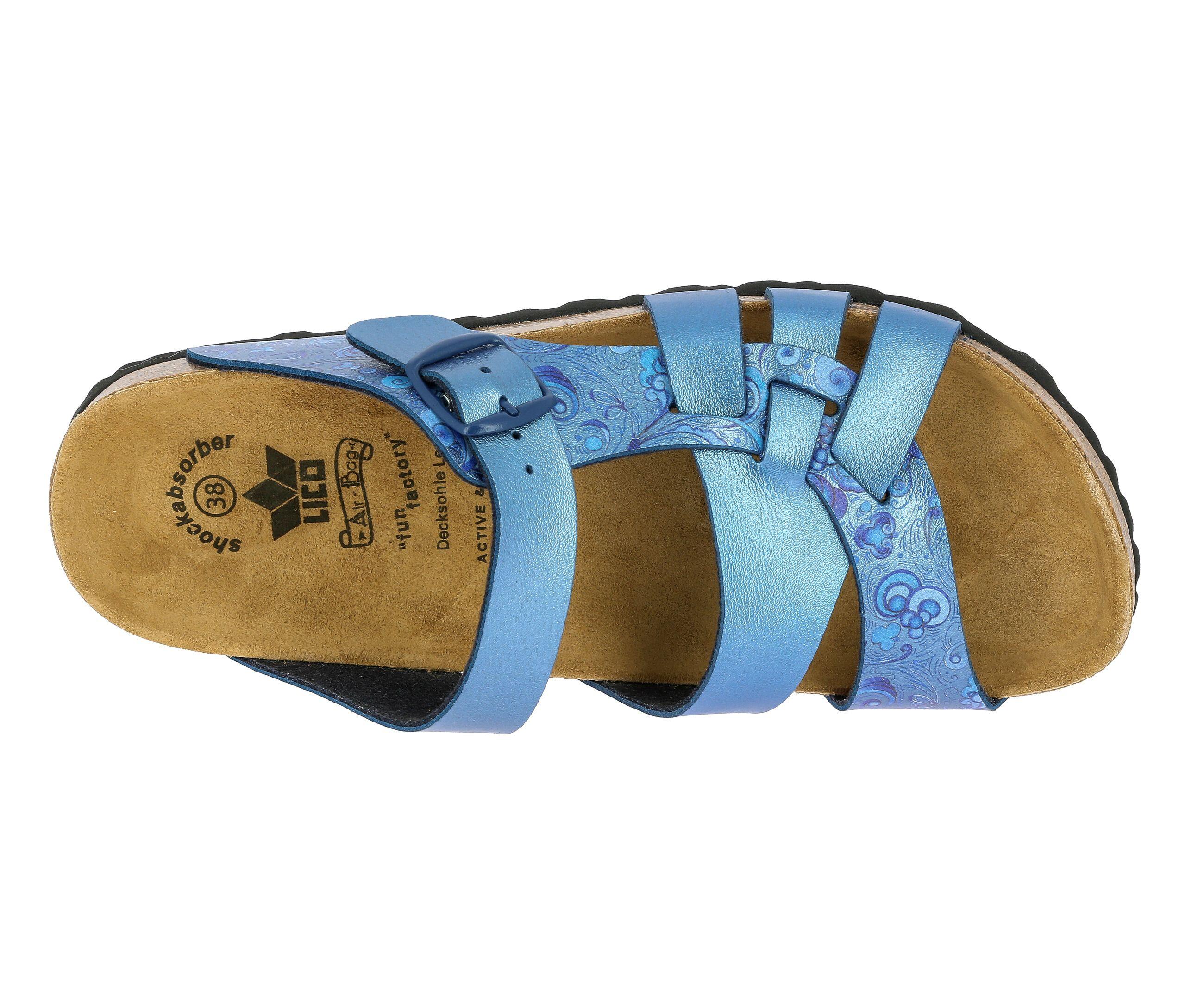 LICO Bioline Flora mule con fibbia regolabile 5/6