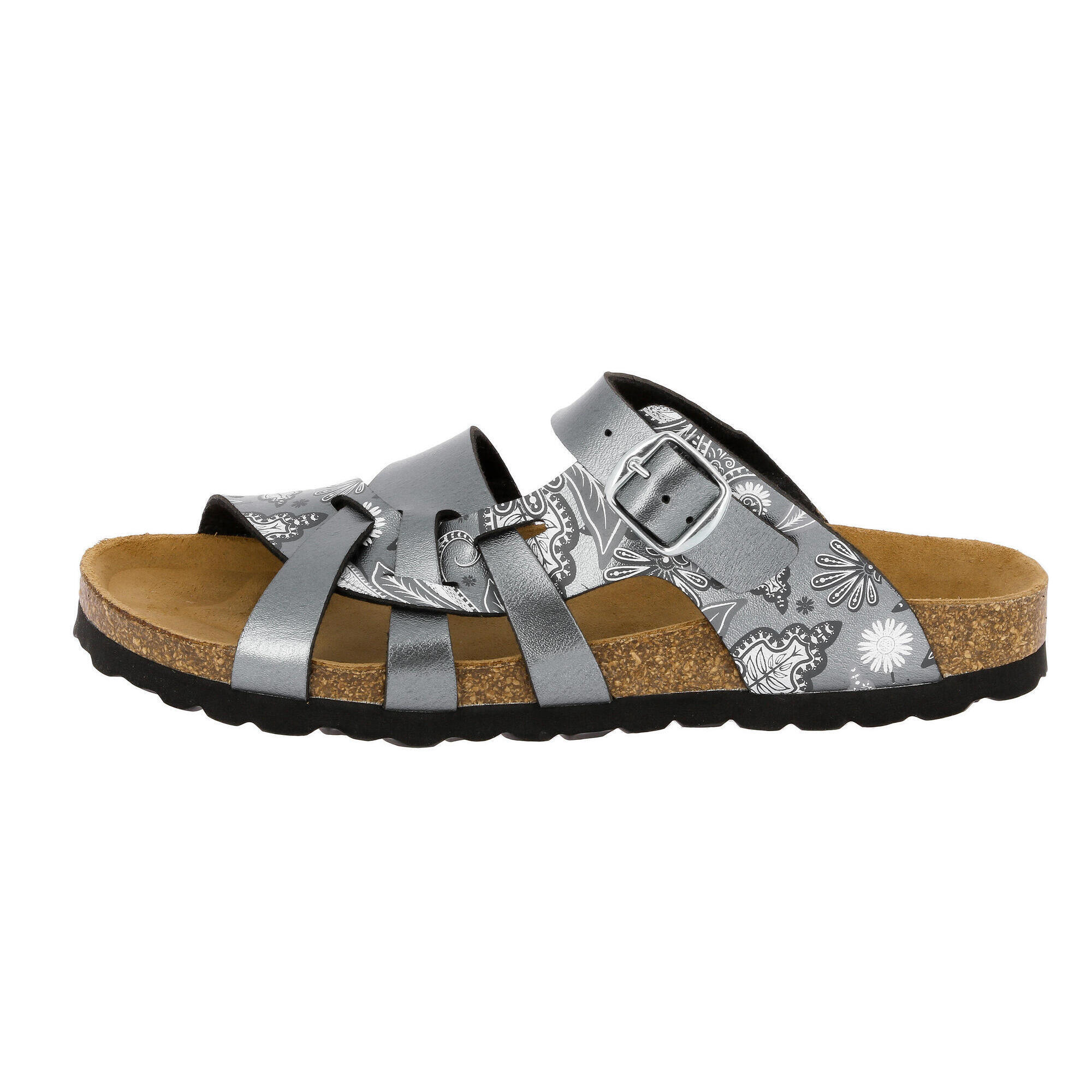 Lico - Mule Mocassins Femmes Lico Bioline Flora - Sandales - Gris|marron - Decathlon