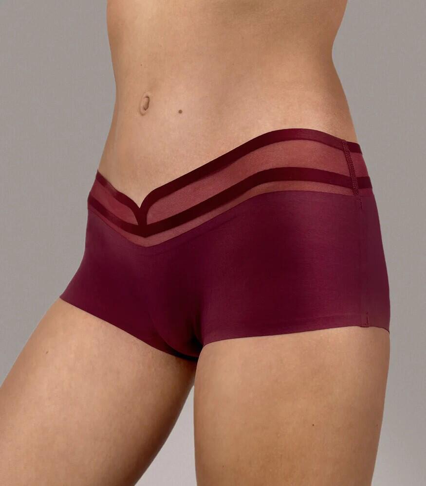 Shorty de Sport Femme HASTKO "N°19" Bordeaux Taille 2 (38/40/42) 1/4