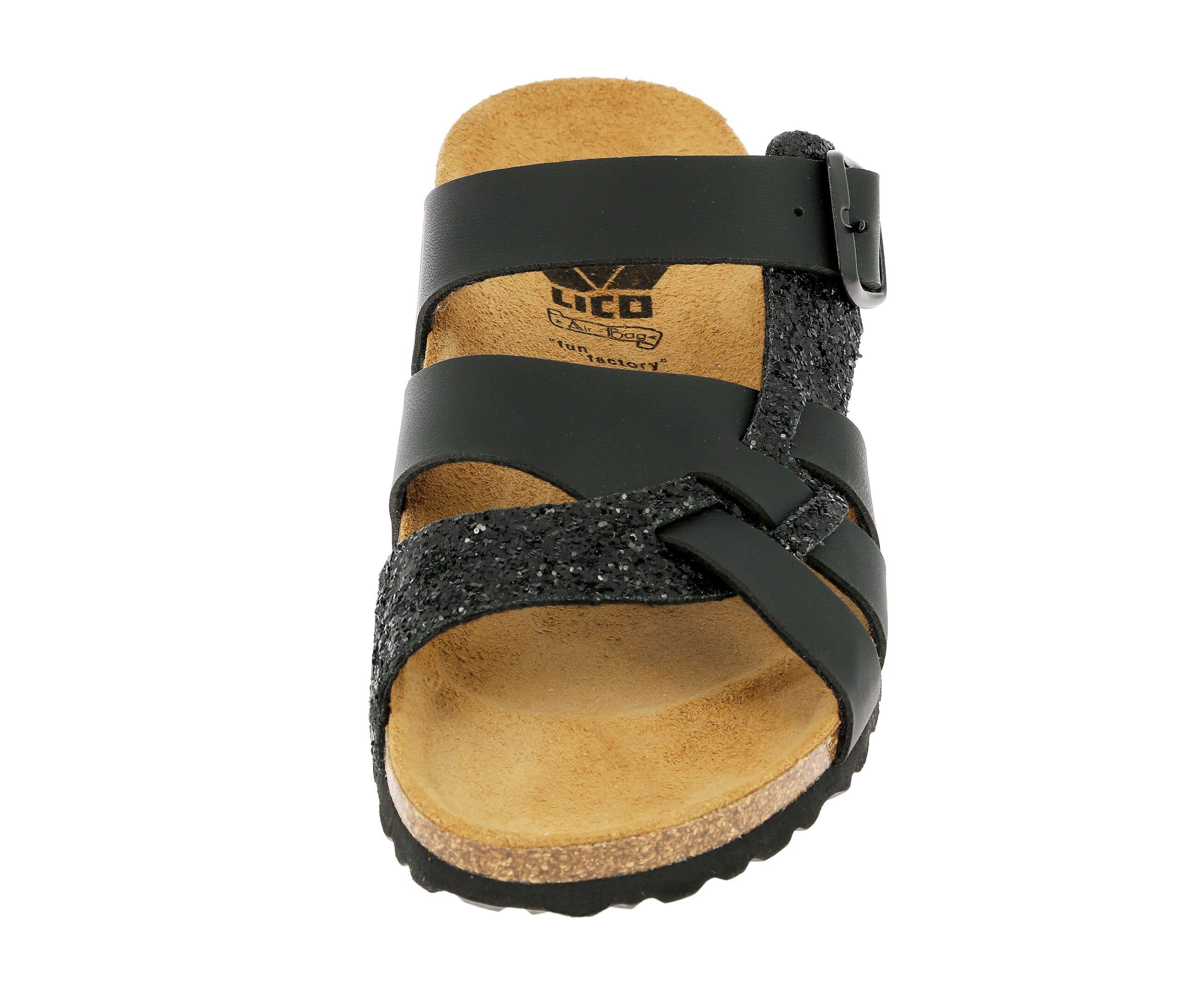 Pantolette Damen Schnallen LICO Bioline Gleam 3/7
