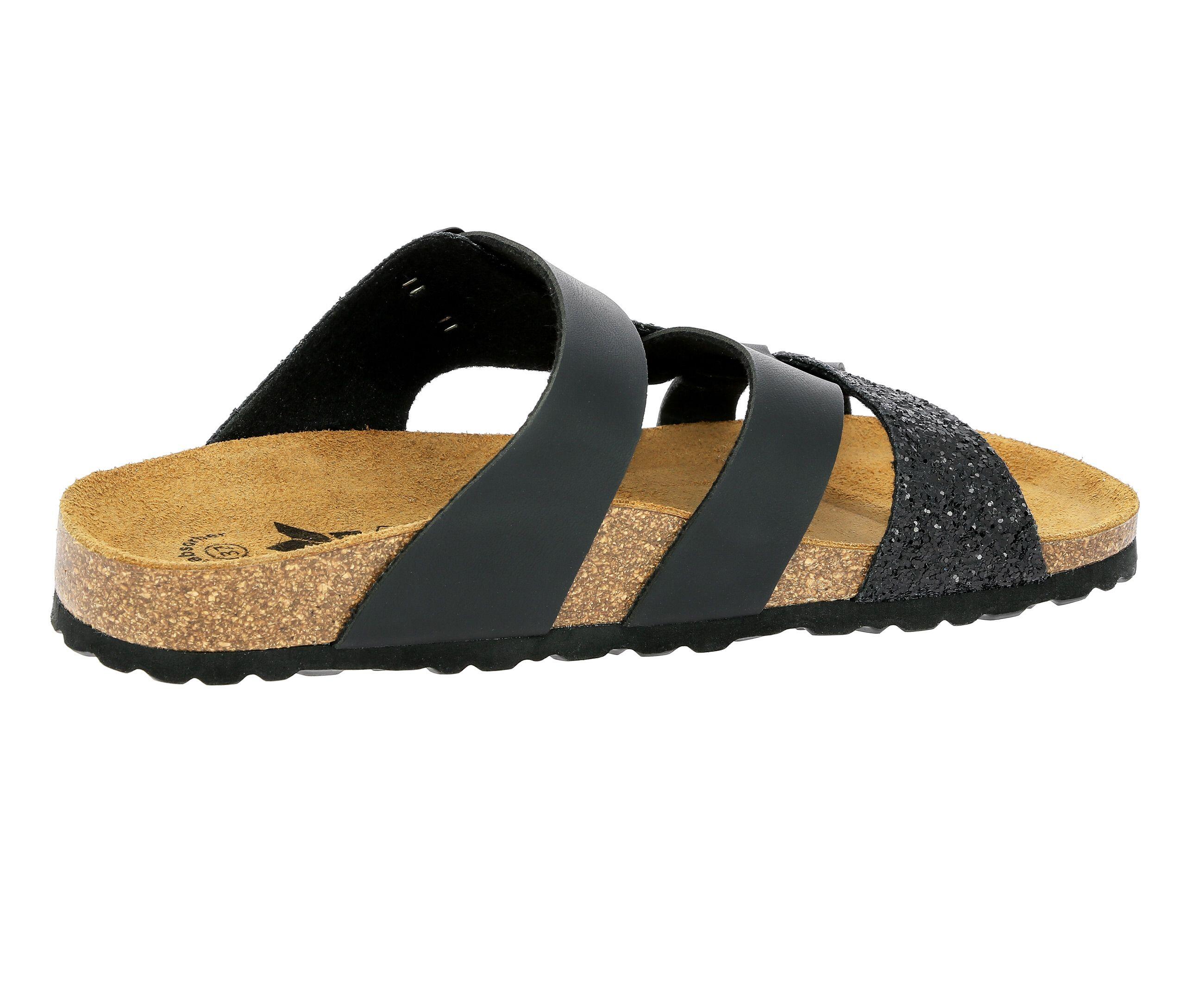 Pantolette Damen Schnallen LICO Bioline Gleam 4/7