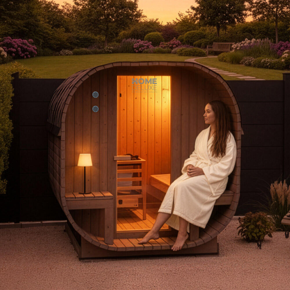 Buiten sauna CUBE DELUXE L 4/7