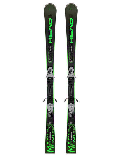 Esqui Y Snowboards Unisex - HEAD Supershape E-Magnum SW - Black/Green