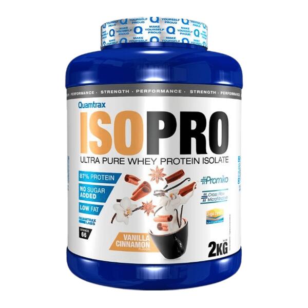 Isopro CFM - 2Kg Vanilla with Cinnamon Quamtrax