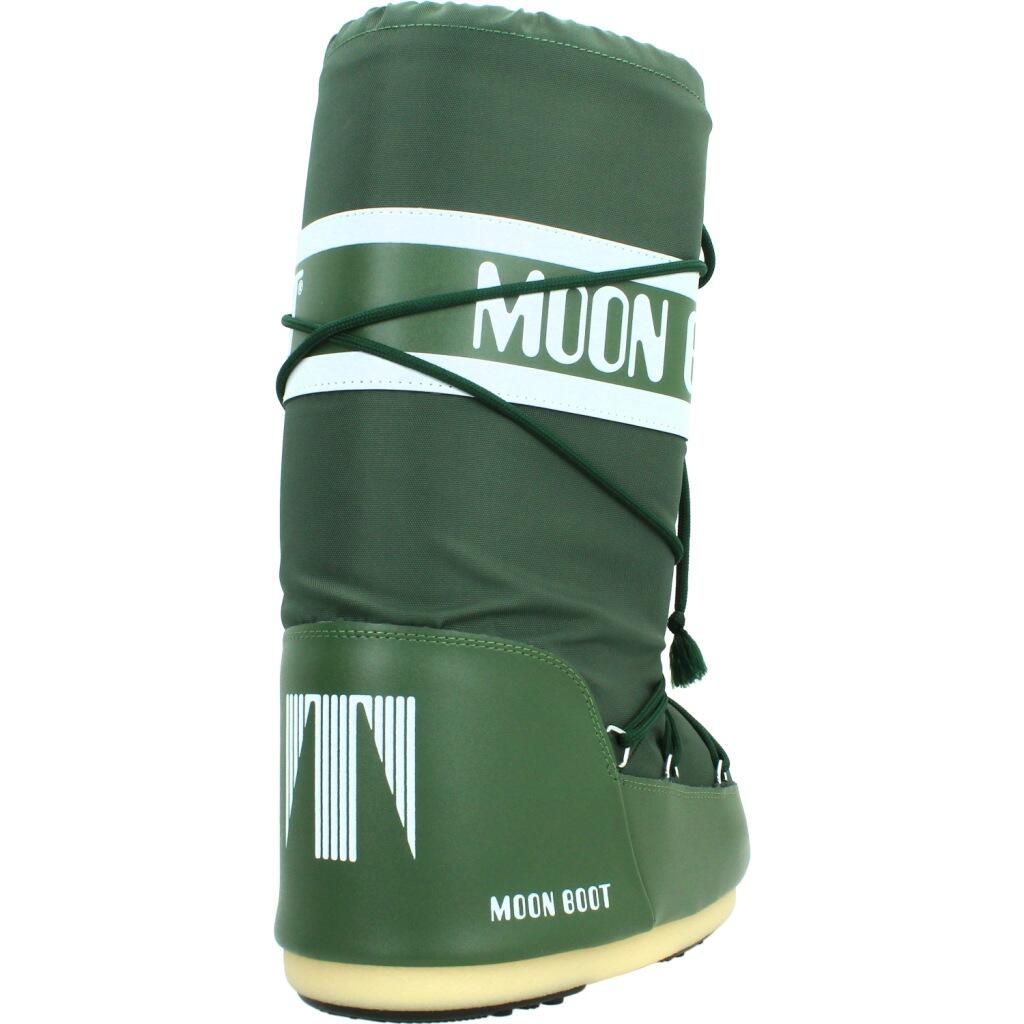Bottes Moon Boot Modèle Mb Icon Nylon Couleur Vert 3/5