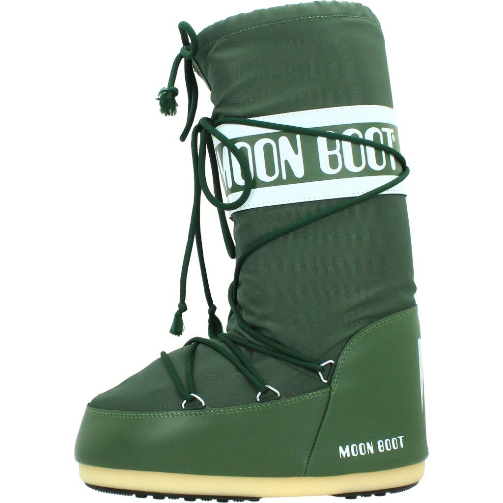 Bottes Moon Boot Modèle Mb Icon Nylon Couleur Vert 2/5