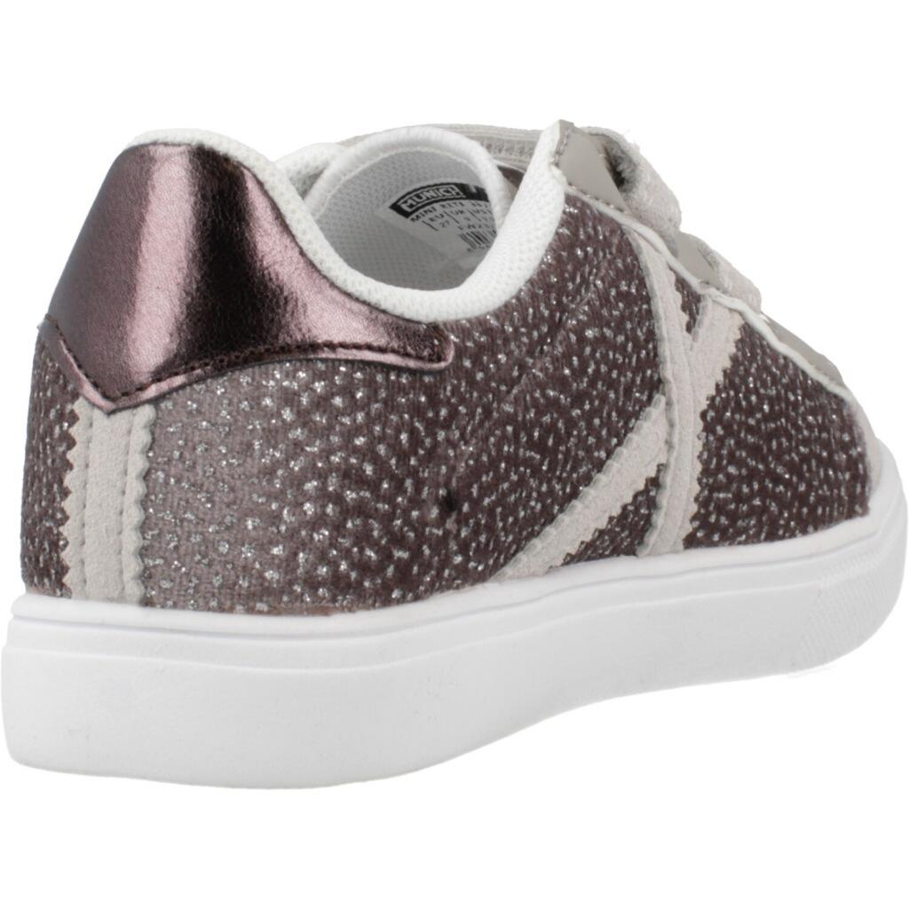Baskets Munich Modèle Mini Rete 33 Couleur Gris 3/5