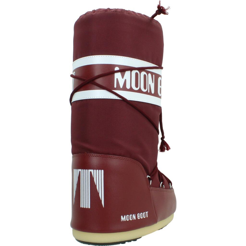 Bottes Moon Boot Modèle Mb Icon Nylon Couleur Bordeaux 3/5