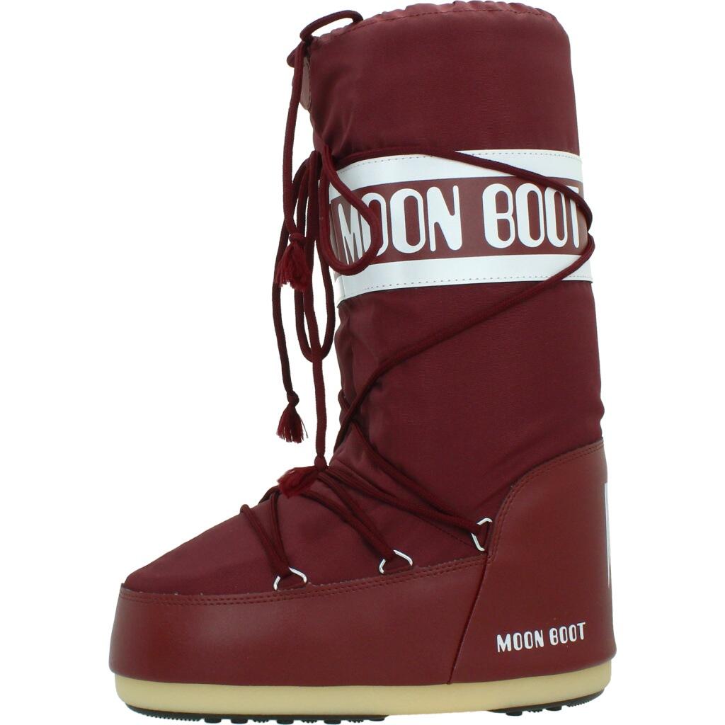 Bottes Moon Boot Modèle Mb Icon Nylon Couleur Bordeaux 2/5