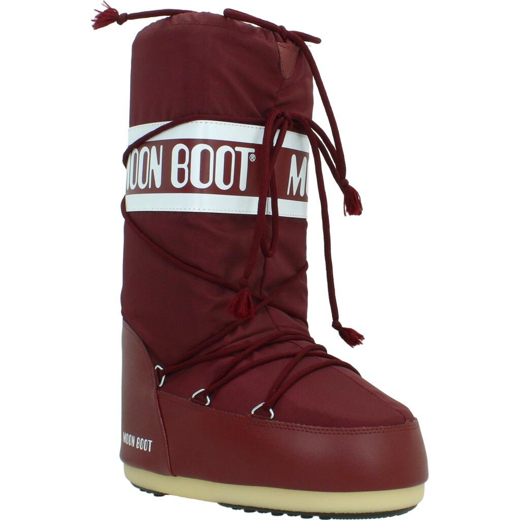 Bottes Moon Boot Modèle Mb Icon Nylon Couleur Bordeaux 5/5