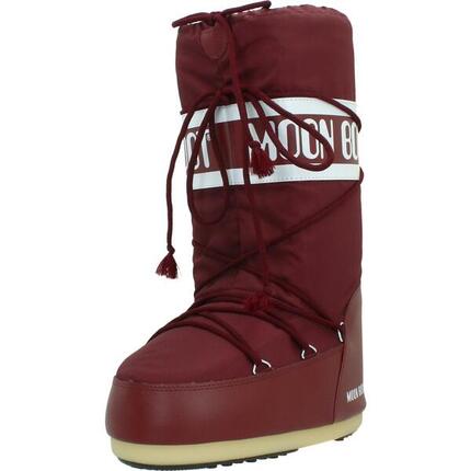 Bottes Moon Boot Modèle Mb Icon Nylon Couleur Bordeaux