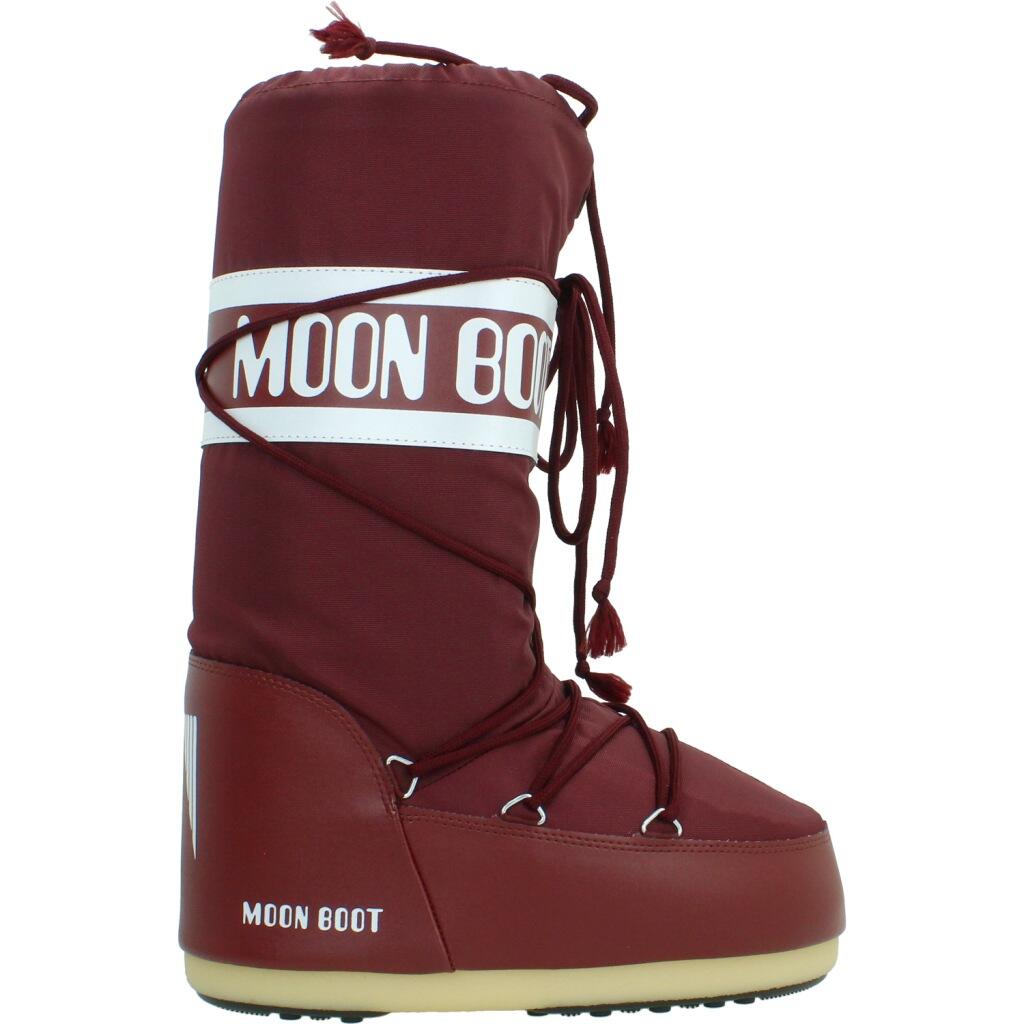 Bottes Moon Boot Modèle Mb Icon Nylon Couleur Bordeaux 4/5