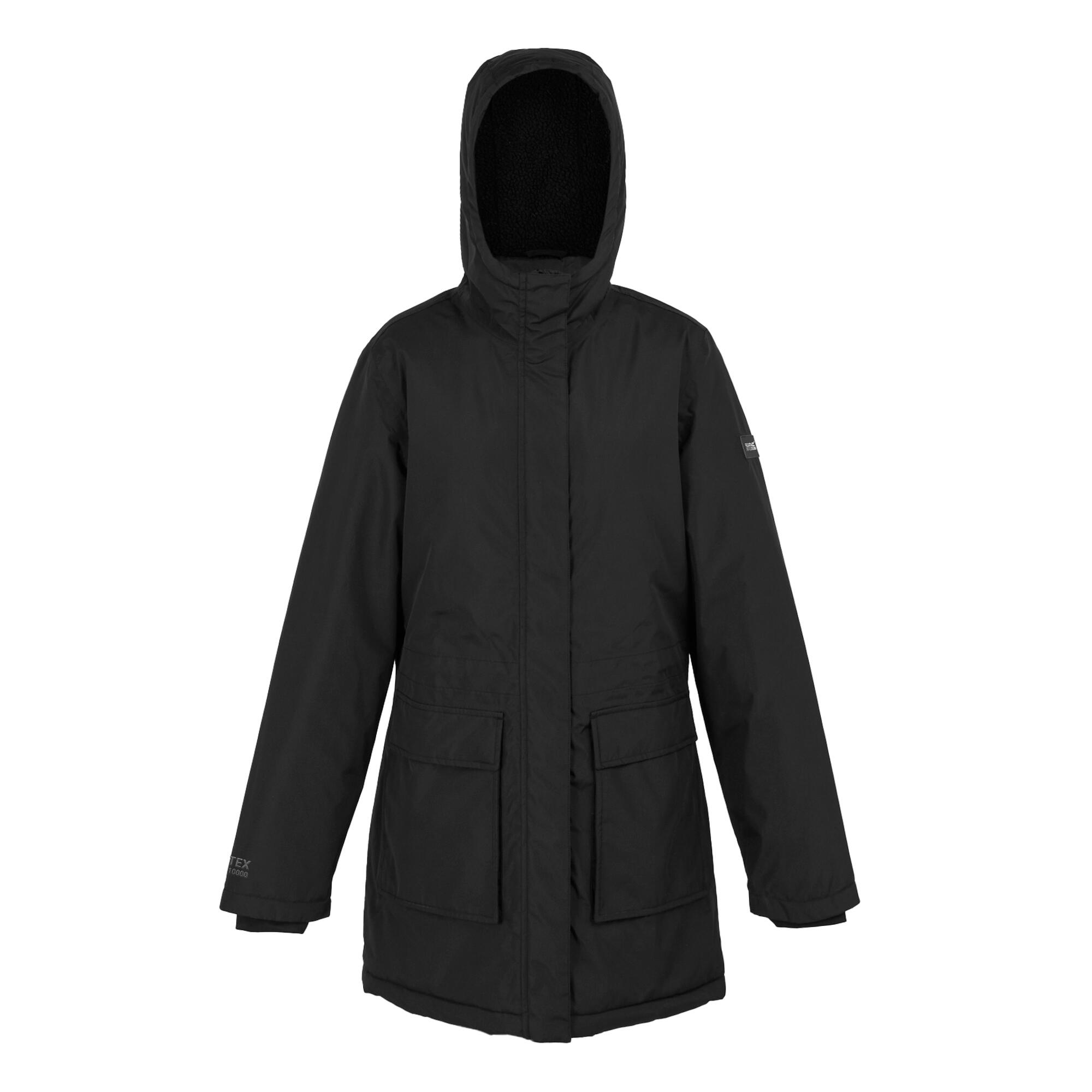 Regatta - Veste Imperméable À Capuche Femme Regatta Voltera - Coupe-pluie - Noir - Decathlon