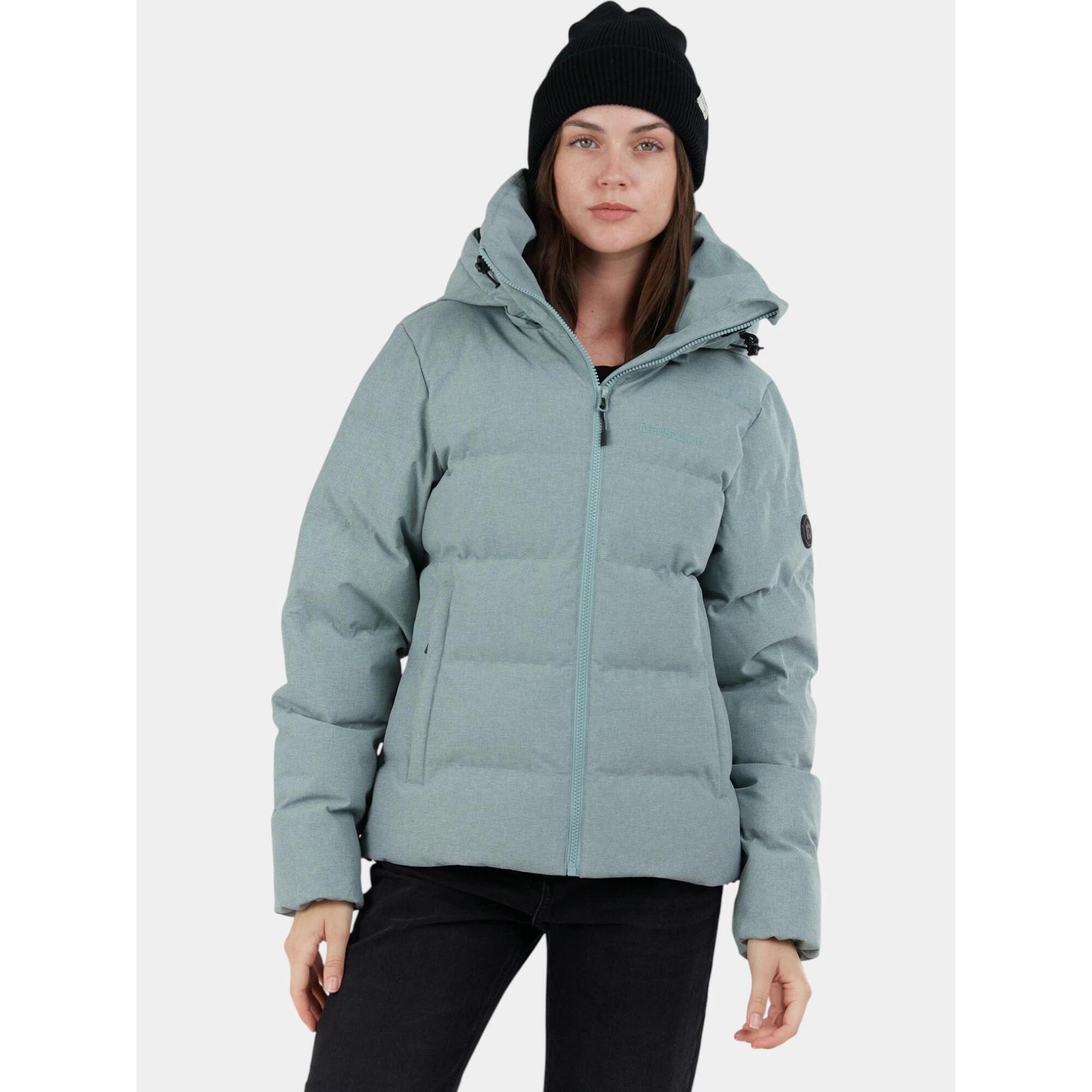 Fundango - Veste Matelassée Femme Mirabelle - Manteau - Vert - 36 Xs - Decathlon