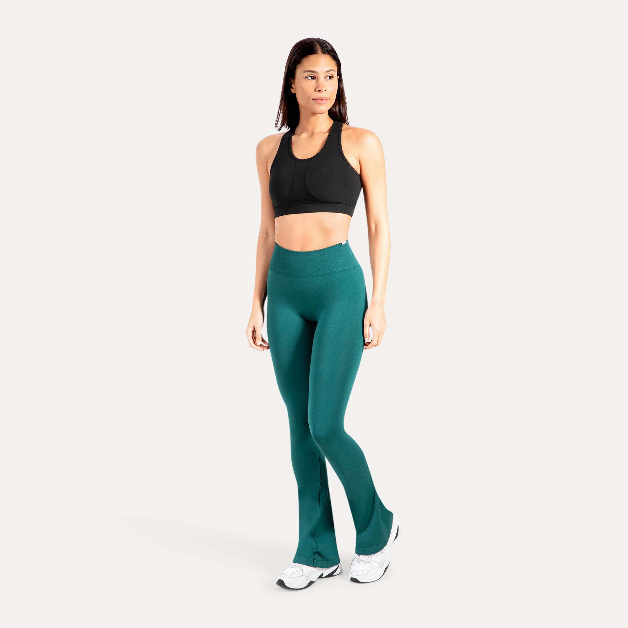 Damen Schlagleggings Oriana Dunkelgrün 3/5