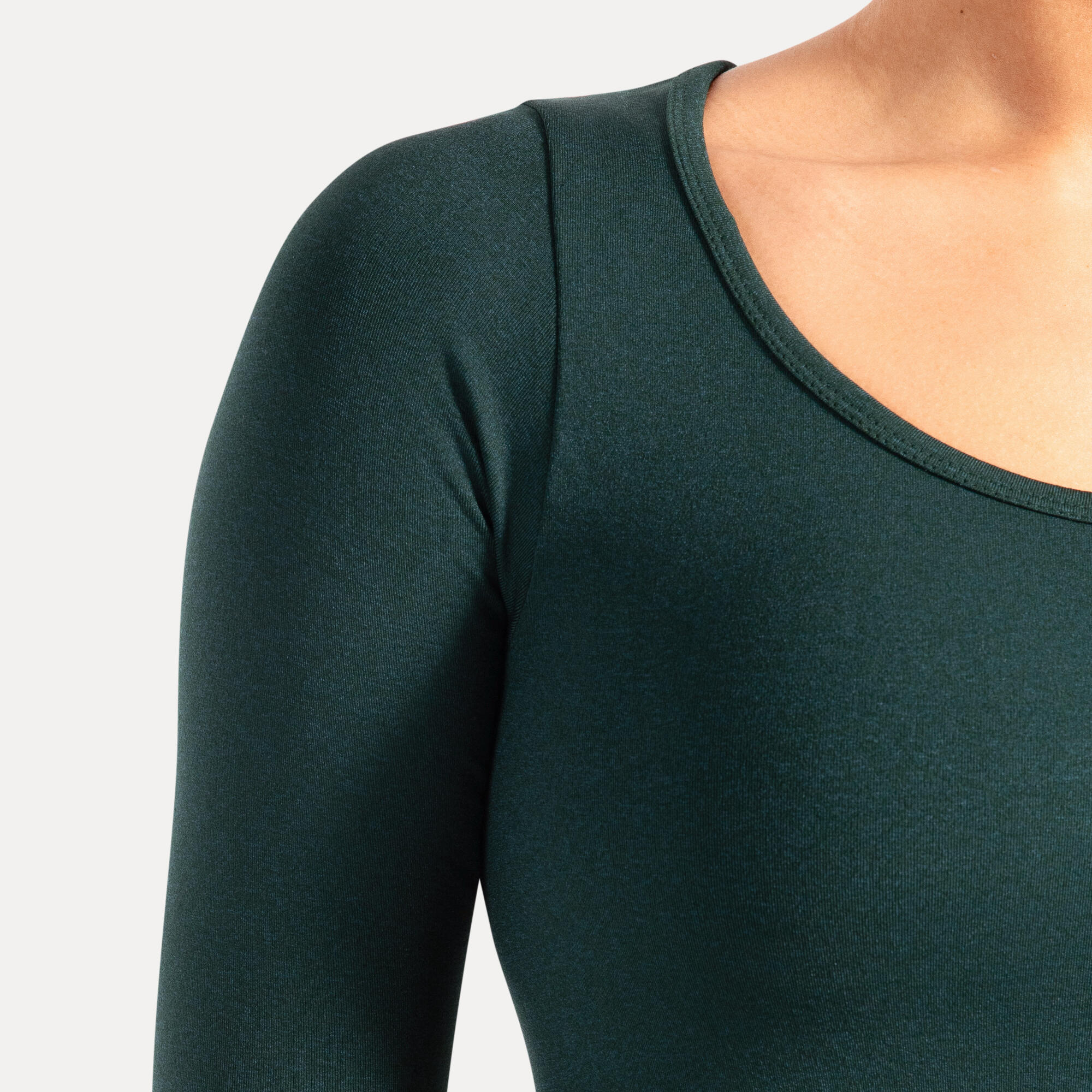 Damen Crop Longsleeve Miriel Petrol 5/5