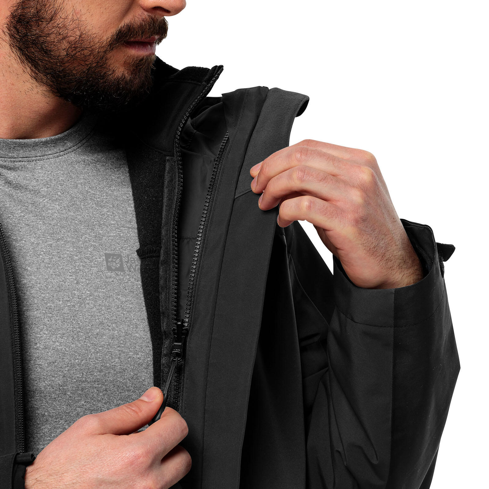 Veste imperméable 3 en 1 Jack Wolfskin Taubenberg 6/6