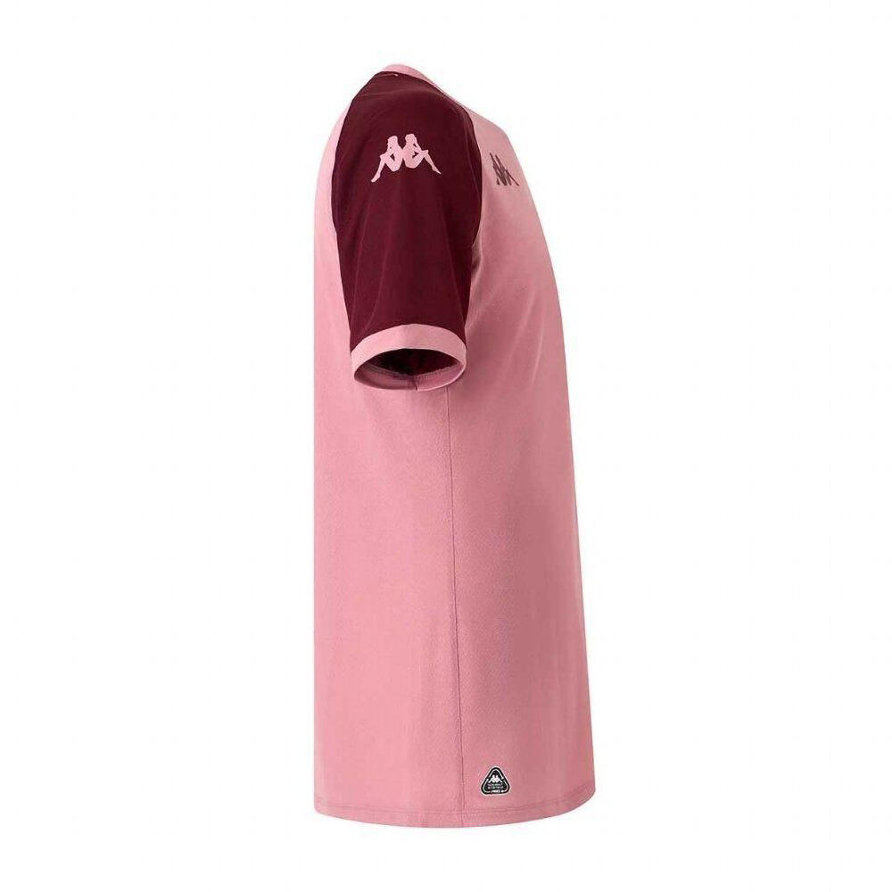 T-shirt d'entrainement Enfant Union Bordeaux Bègles Kappa Mokiba Rose 2025/26 3/4