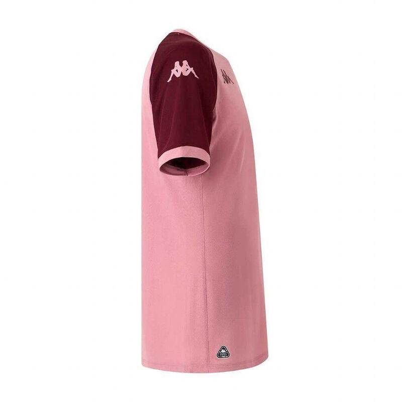 Tricou de Antrenament Copil Union Bordeaux Bègles Kappa Mokiba Roz 2025/26
