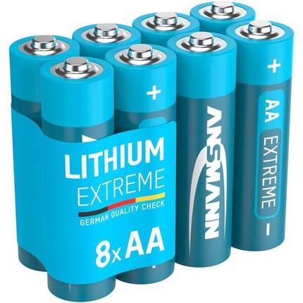 Batterie AA Lithium 8 Stück