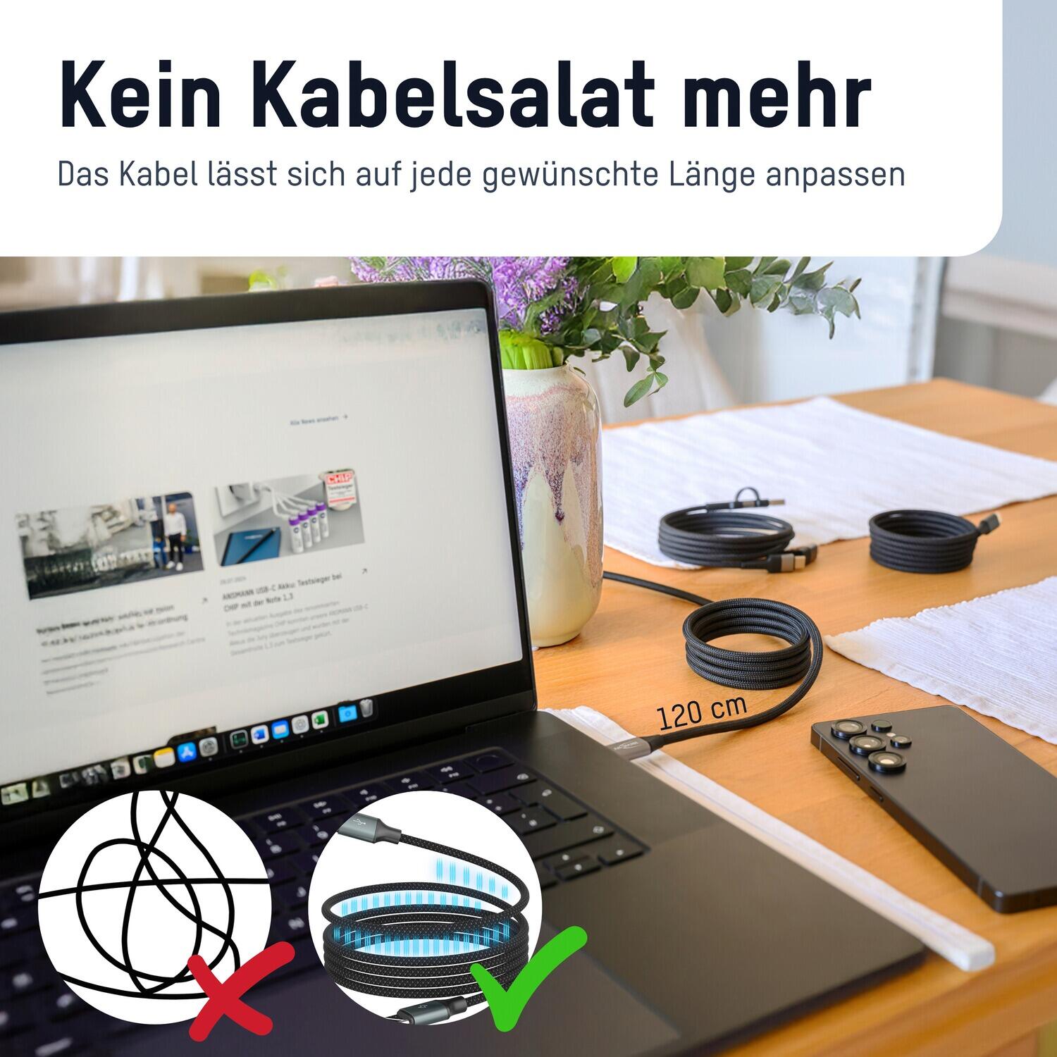 Ladekabel Magnetisches USB-A & USB-C 7/7
