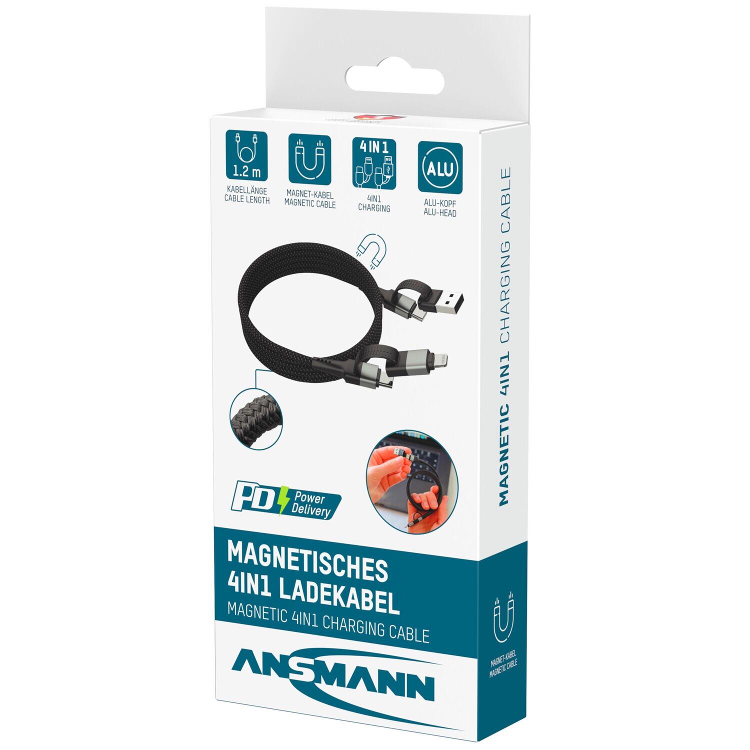 Ladekabel Magnetisches USB-A & USB-C 5/7