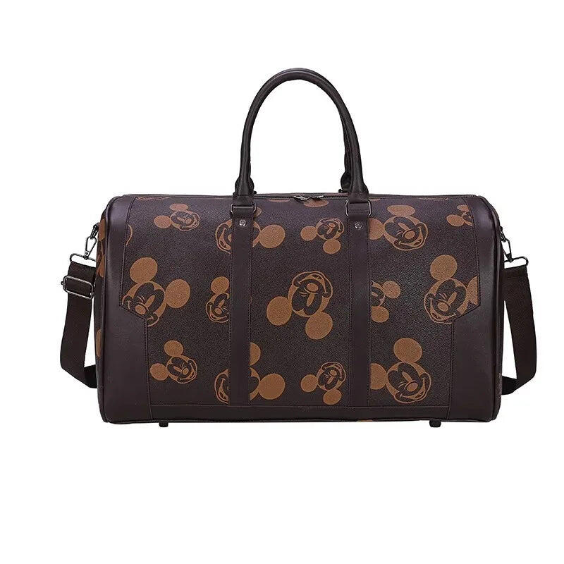 Portable Leisure Travel Bag Brown