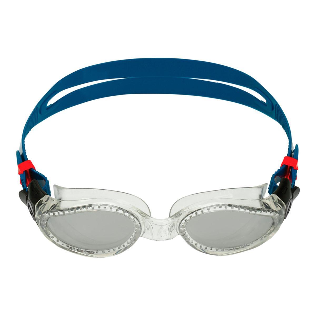 KAIMAN Schwimmbrille mit silberverspiegelten Gläsern 2/5