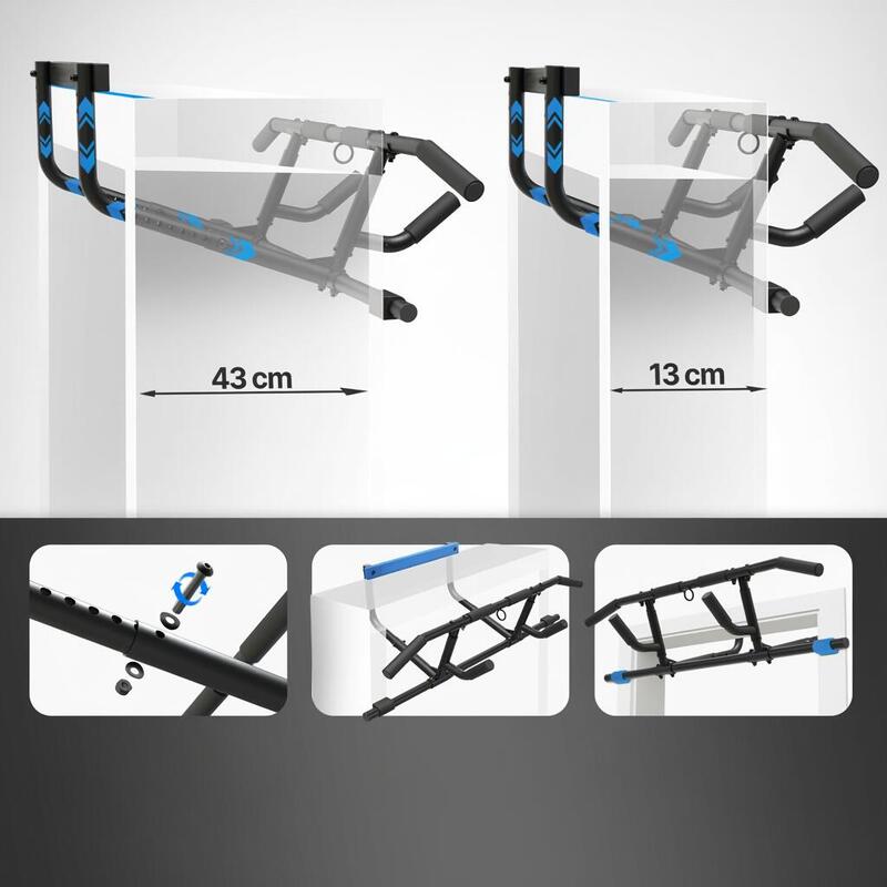 Barre De Traction Pour Porte – Sans Vis, Pull-Up Bar Pour Musculation Et Fitness
