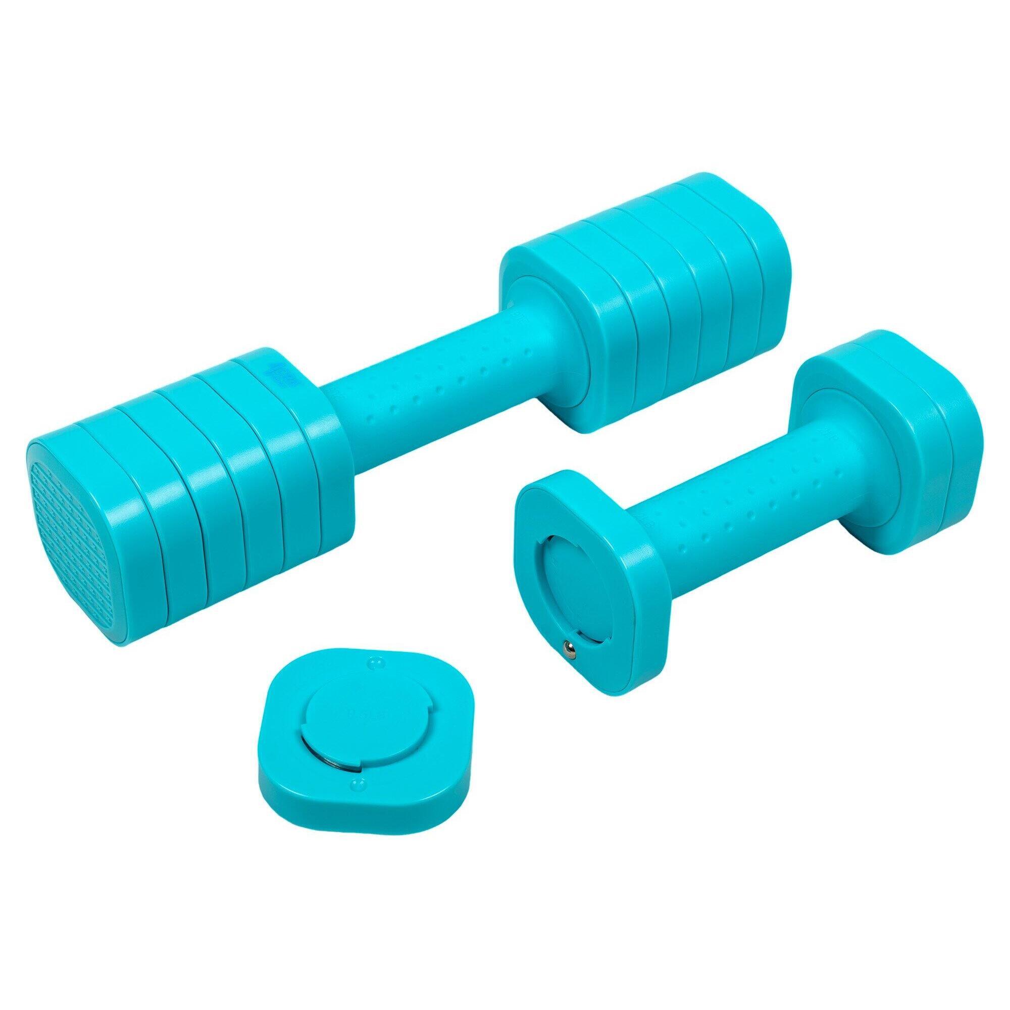 ACRA Nastavitelná činka LADY 0,9 - 2,26 kg, set 2 ks v balení