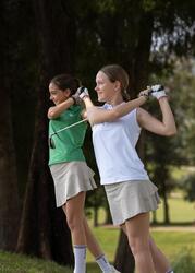 Jupe-culotte de golf beige pour fille