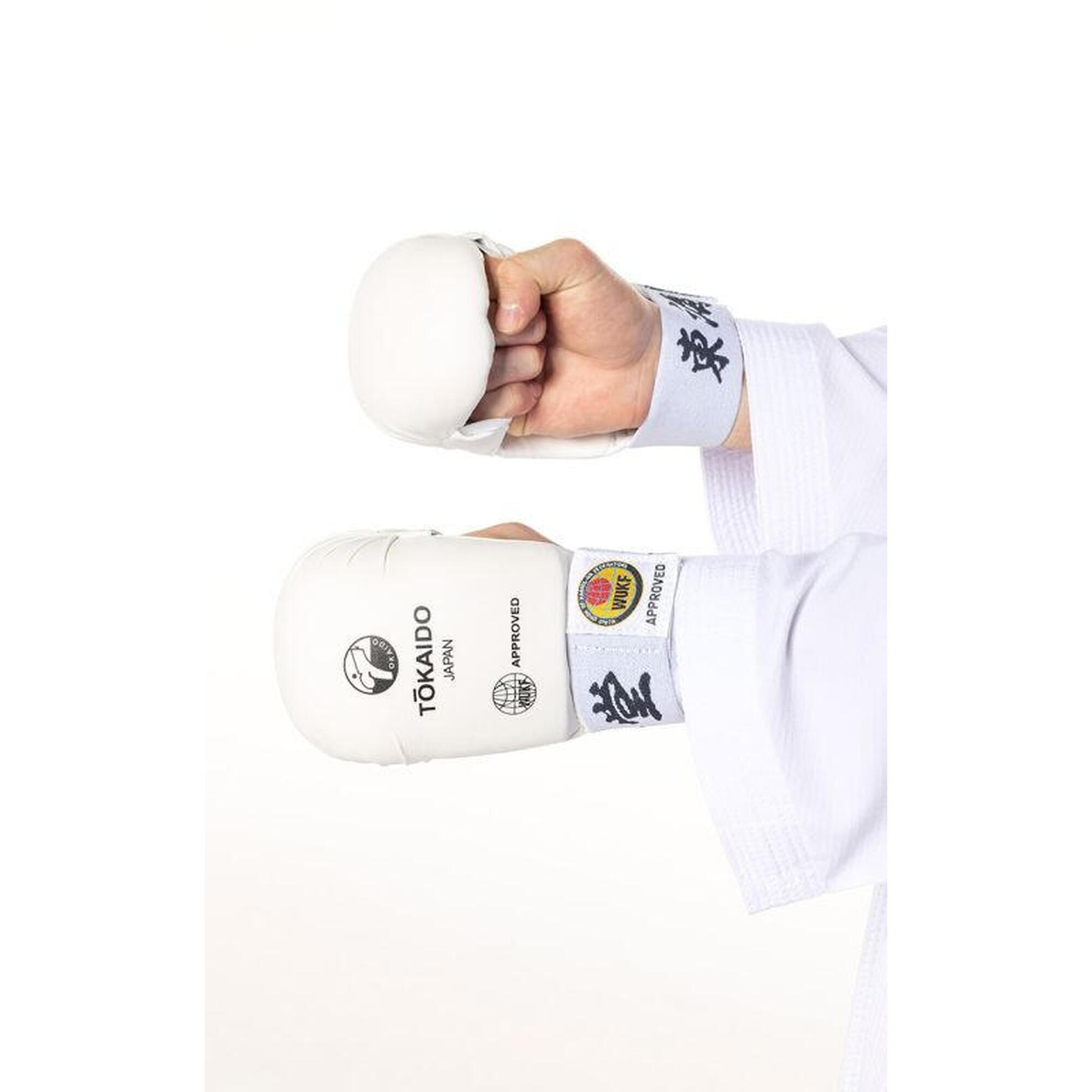 Manusi de Karate Kanji Tokaido WUKF Albe