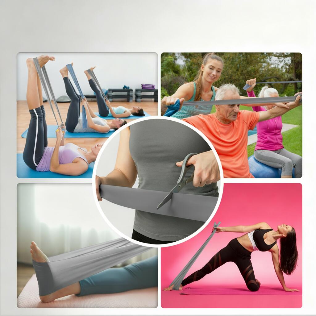 Graues Widerstandsband auf Rolle – extra starker Widerstand für Krafttraining﻿ 5/7