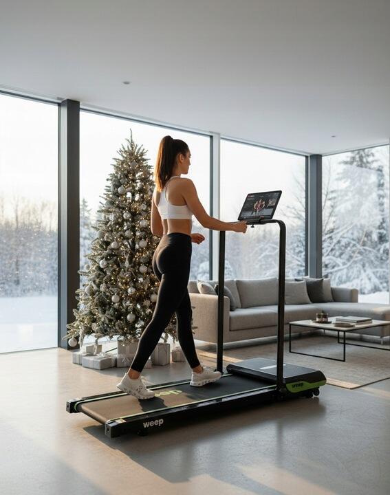 Bieżnia Elektryczna z Platformą Wibracyjną do chodzenia WEEP VIBE 2w1 walkingpad 5/8