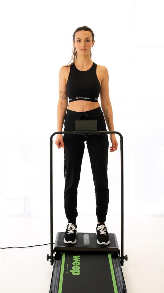 Bieżnia Elektryczna z Platformą Wibracyjną do chodzenia WEEP VIBE 2w1 walkingpad 4/8