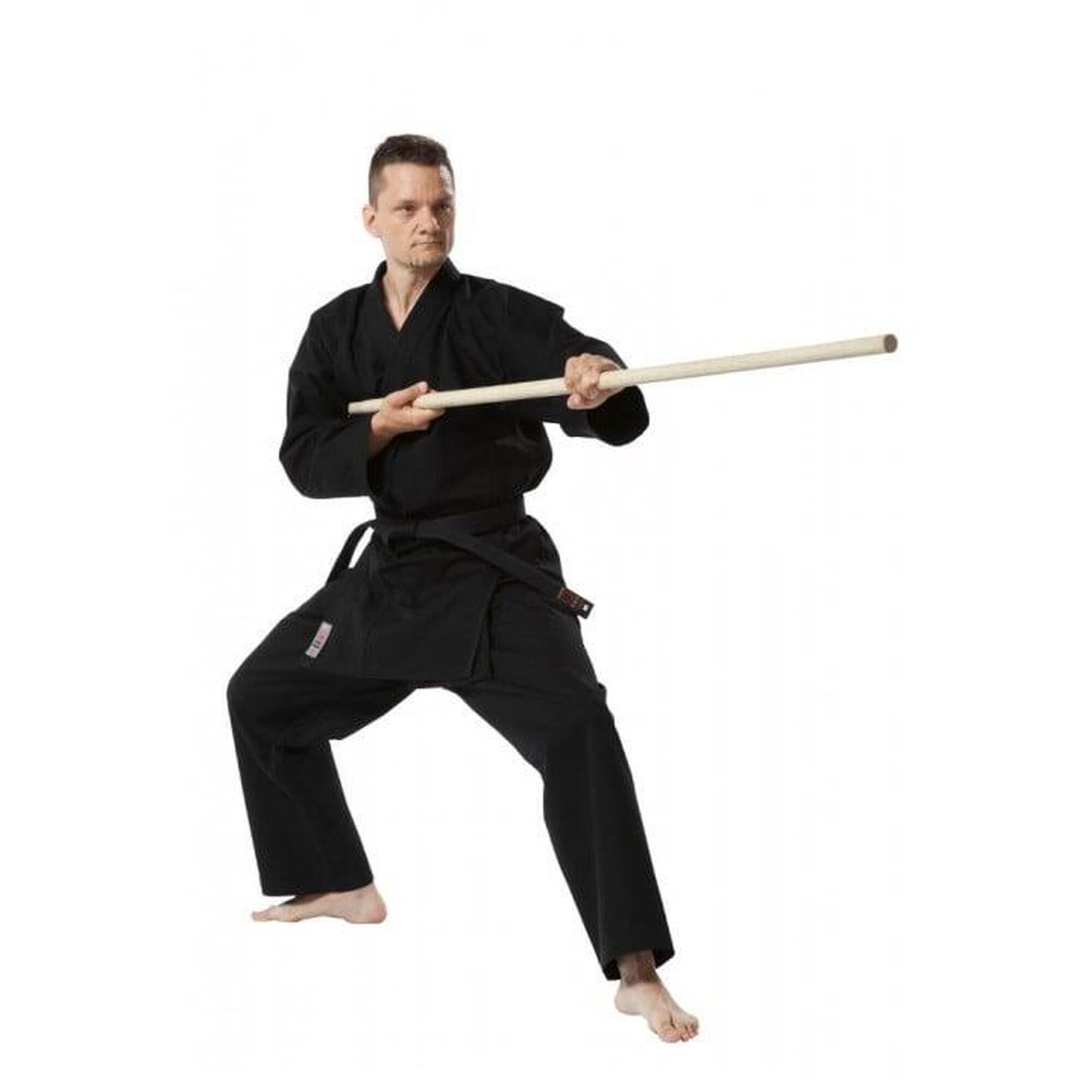 Kimono Bujin Shiro Negru 14oz Tokaido