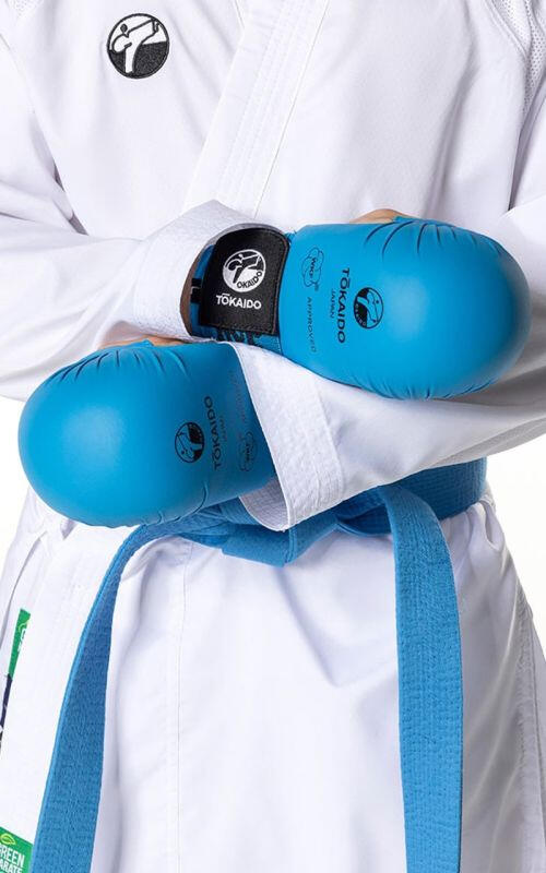 Manusi Karate Tokaido Kanji Albastre FSB 051