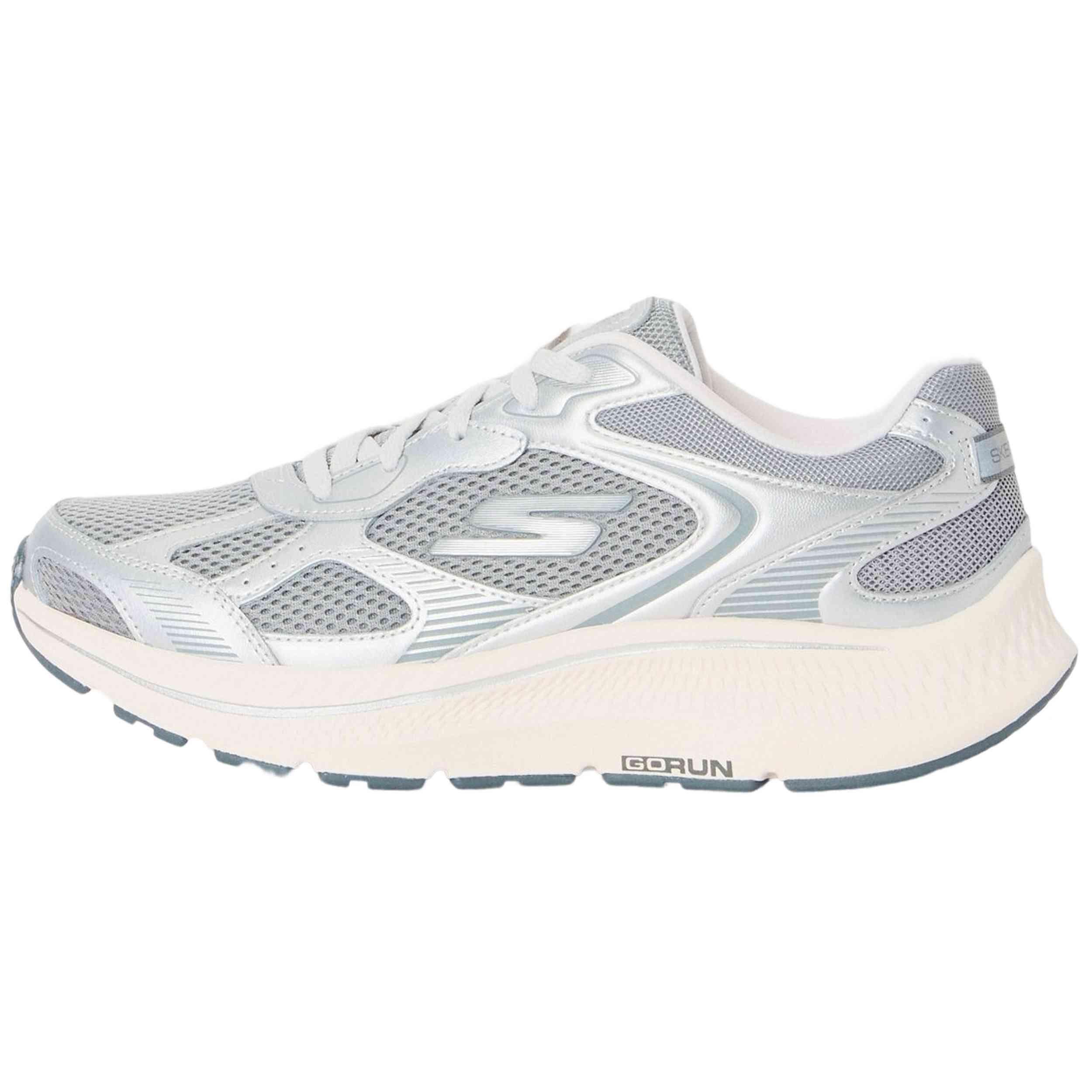 Skechers - Chaussures De Course Skechers Modèle 128633-gysl Pour Femmes - Baskets - Gris - Decathlon