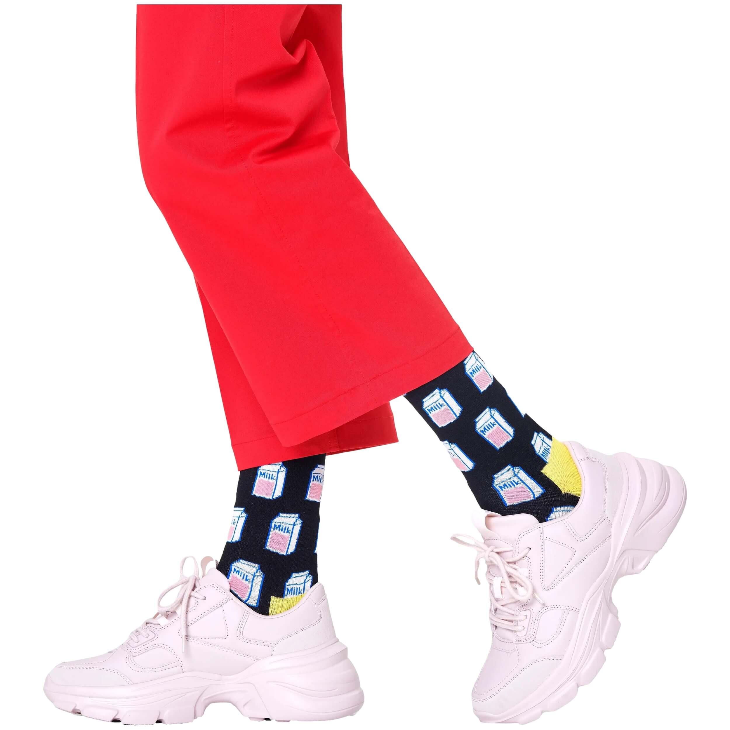 Chaussettes Happy socks modèle MLK01-9300 pour unisexe enfants 3/3