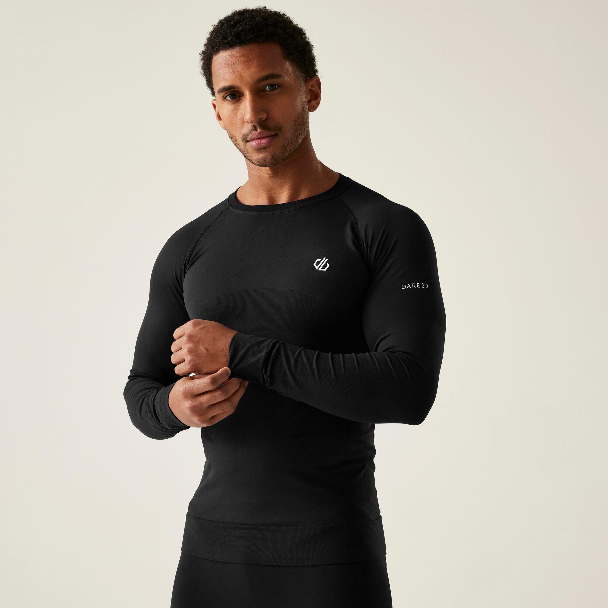 Dare 2b - T-shirt Thermique De Base Men’s In The Zone Ii Pour Homme - Sous Vêtement Haut - Noir - Decathlon