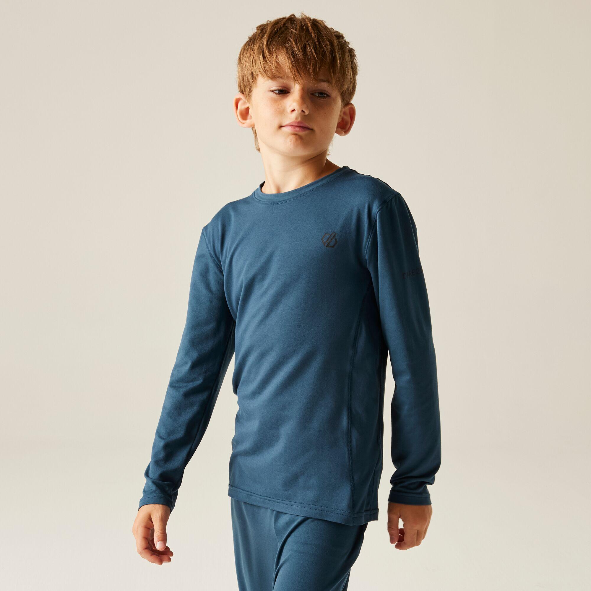 Dare 2b - Ensemble De Sous-vêtements À Séchage Rapide Pow Thermal Tech Pour Enfants - Pantalons - Bleu|gris - Decathlon