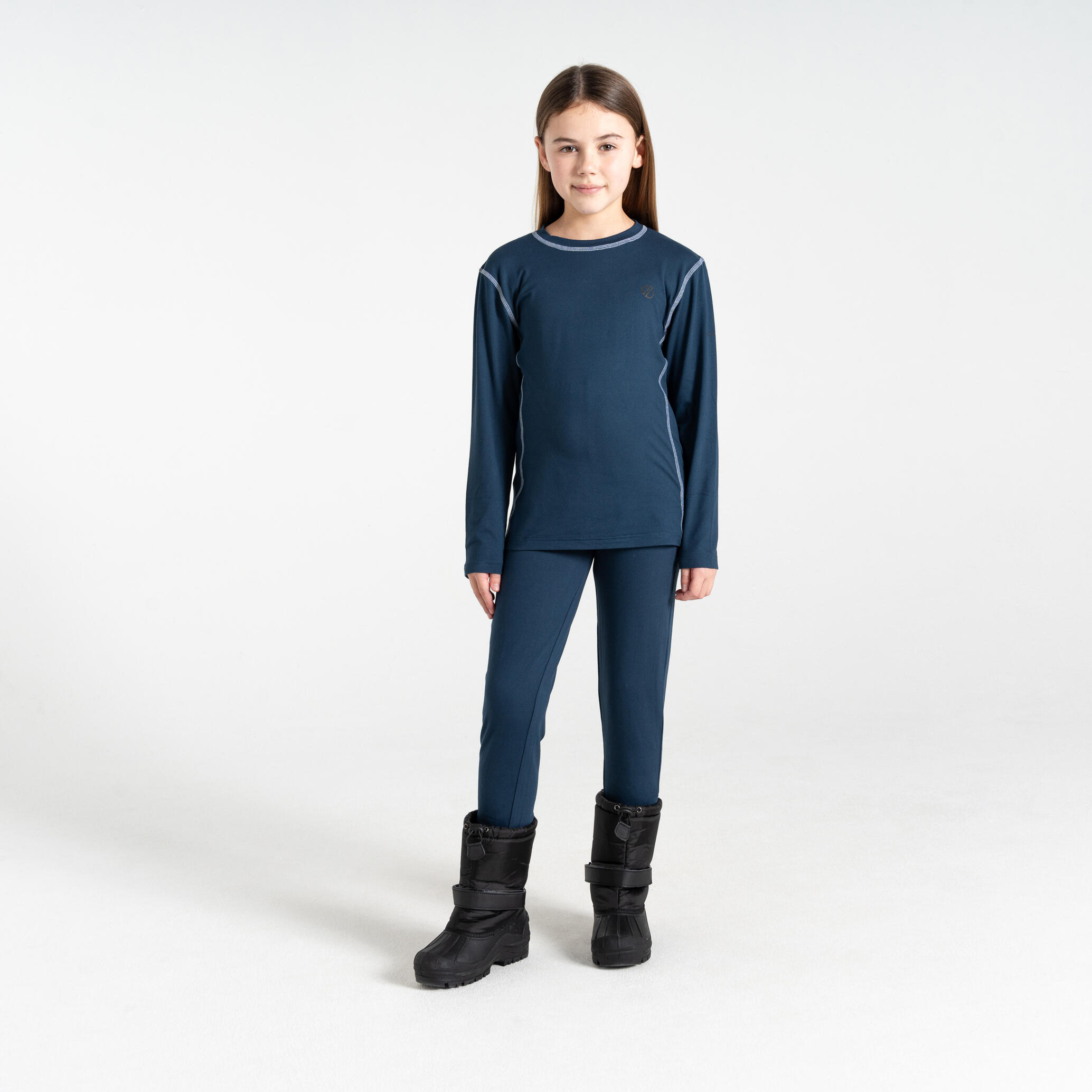 Dare 2b - Ensemble De Sous-vêtements À Séchage Rapide Pow Thermal Tech Pour Enfants - Pantalons - Bleu|gris - Decathlon